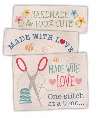 Made with Love Woven Labels by Lori Holt