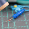 Mini Seam Ripper with Floral Keychain