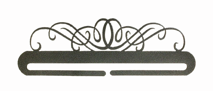 Windy Scroll Split Bottom Quilt Hanger - 12"