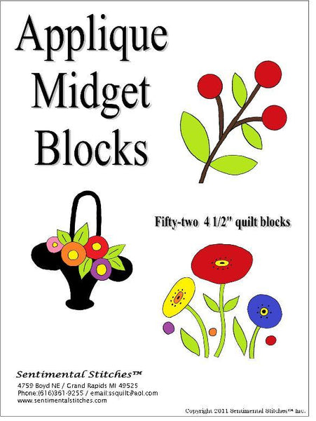 Midget Blocks - Applique