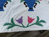 Tulip Basket Antique Quilt