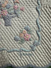 Vintage Applique Basket Trapunto Miniature Quilt by M. Dean