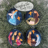 Worship the King Nativity Ornaments Pattern