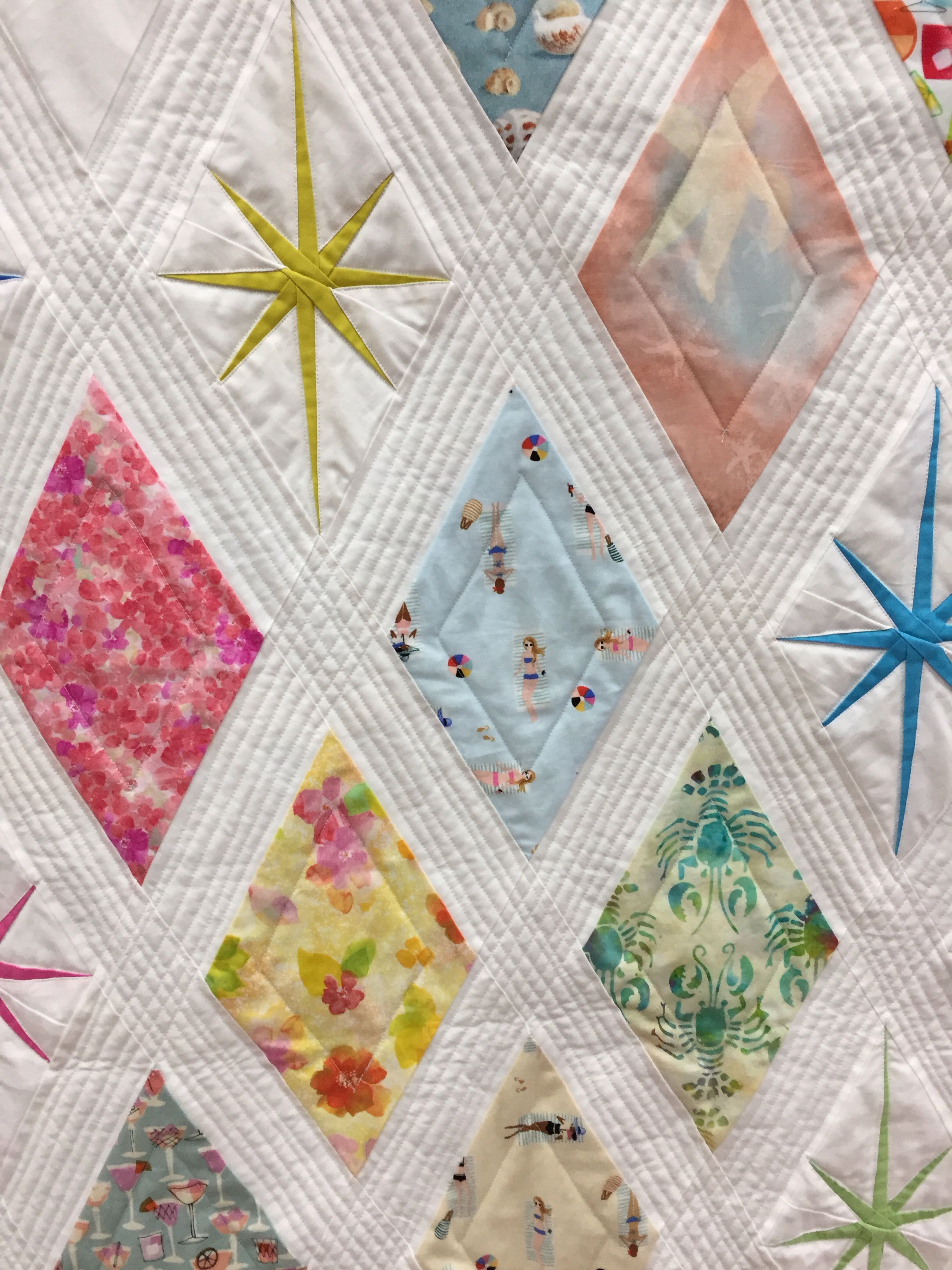 Atomic Starburst Quilt Pattern | Sentimental Stitches