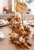 Autumn Sage Leaf Centerpiece Pattern