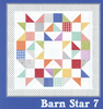 Barn Star Quilt Pattern Set
