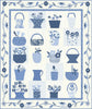 Twenty Blue Baskets Quilt Pattern