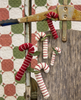 Wool Candy Cane Ornies Pattern