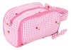 Gingham Zipper Bag with Cherries