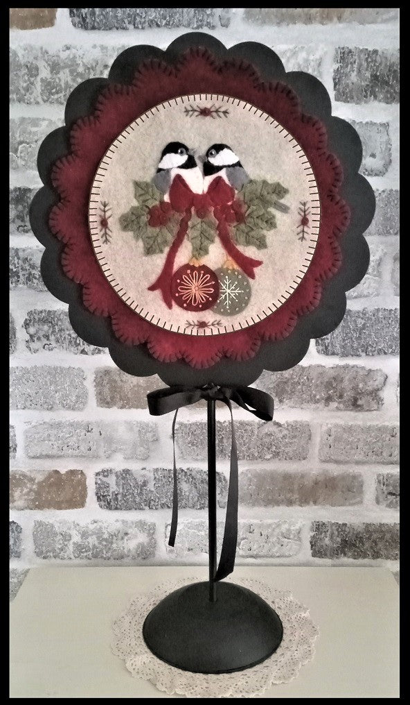 Christmas Visitors Wool Applique Pattern