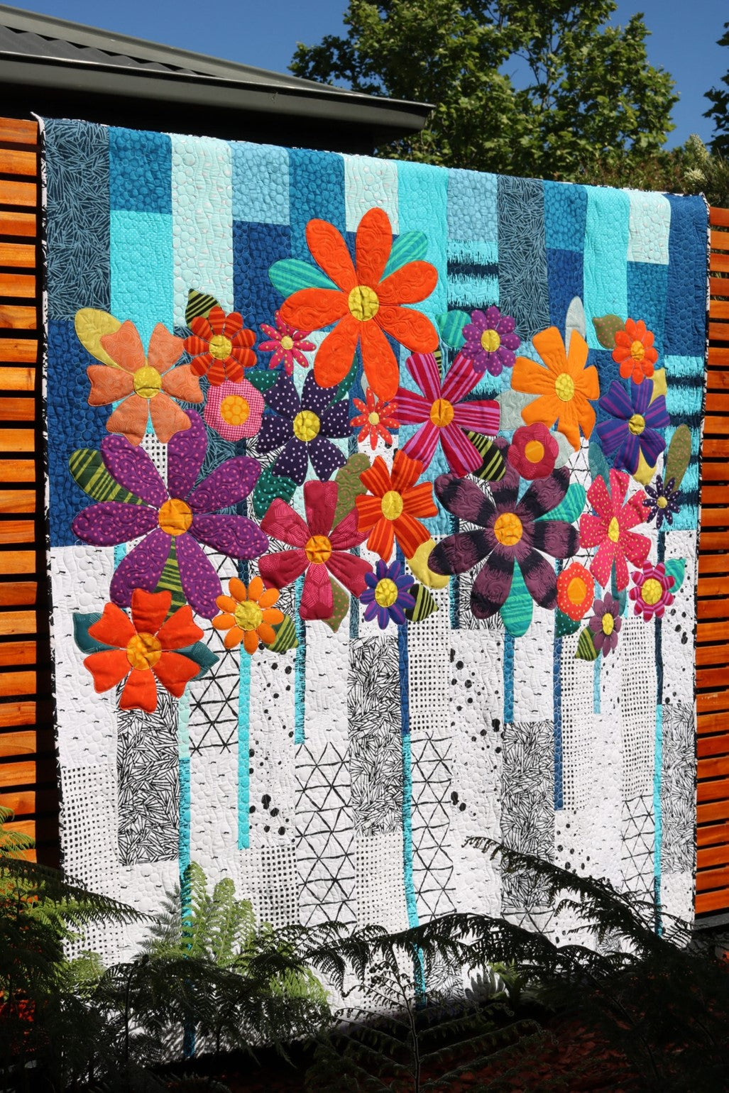 Pattern Indah Indah Blossoms Quilt Pattern | Sentimental Stitches