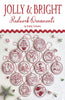 Jolly & Bright Redwork Ornaments Pattern