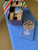 Kaffe Fassett Oliso Mini Iron with Trivet and Collector Tin