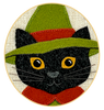 Kittywitch Wool Applique Pattern