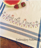 Land That I Love Dish Towel  Pattern or Kit