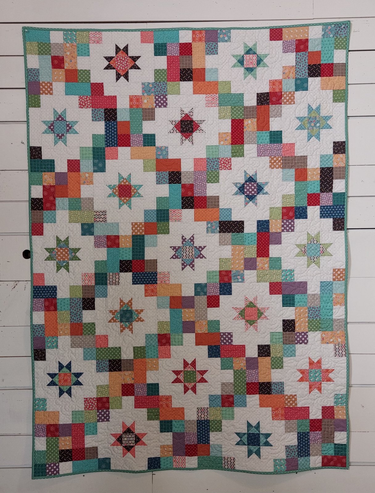Layer Cake Ladder Quilt Pattern | Sentimental Stitches