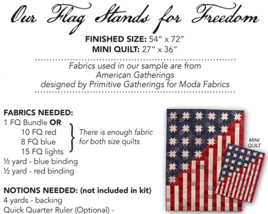 Sentimental Flag Sentimental Stitches