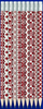 Red and White Quilty Pencils