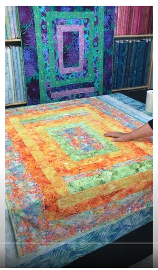 Seeing Double Reversible Throw Quilts Pattern | Sentimental Stitches