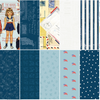 Sew America - 1 Yard Bundle Blue - 10 Pieces