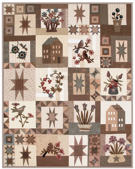 Wool Pilgrim Pattern Wool and Wool Felt | Sentimental Stitches