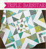 Triple Barnstar Quilt Pattern