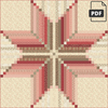 Virginia Star - Jelly Roll Quilt Pattern