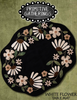White Flower Table Mat - Kit