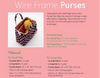 Wire Frame Purses Pattern / Kit