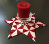 Candy Cane Candle Mat