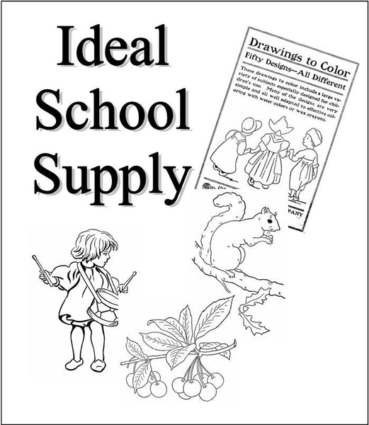 Ideal School Supply Drawings Book