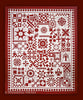 11th Day of Christmas - Just Takes 2 Red and White Quilt
