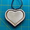 Mola Appliqué Heart Necklace