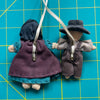 Tiny Amish Dolls Necklace or Pins - Gail Wilson Duggan
