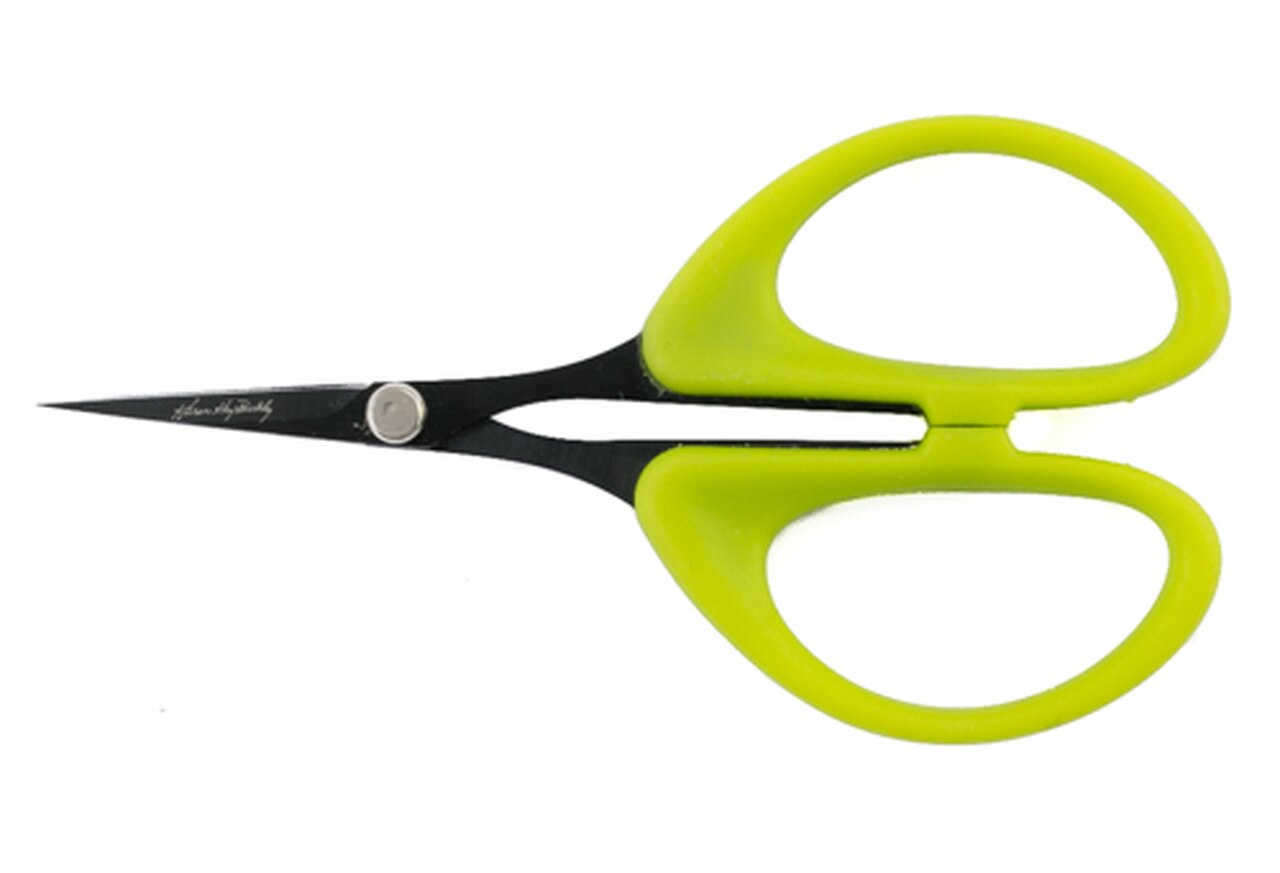 Karen Kay Buckley Perfect Scissors Curved 3 3/4 inch Red KKBCURVED or