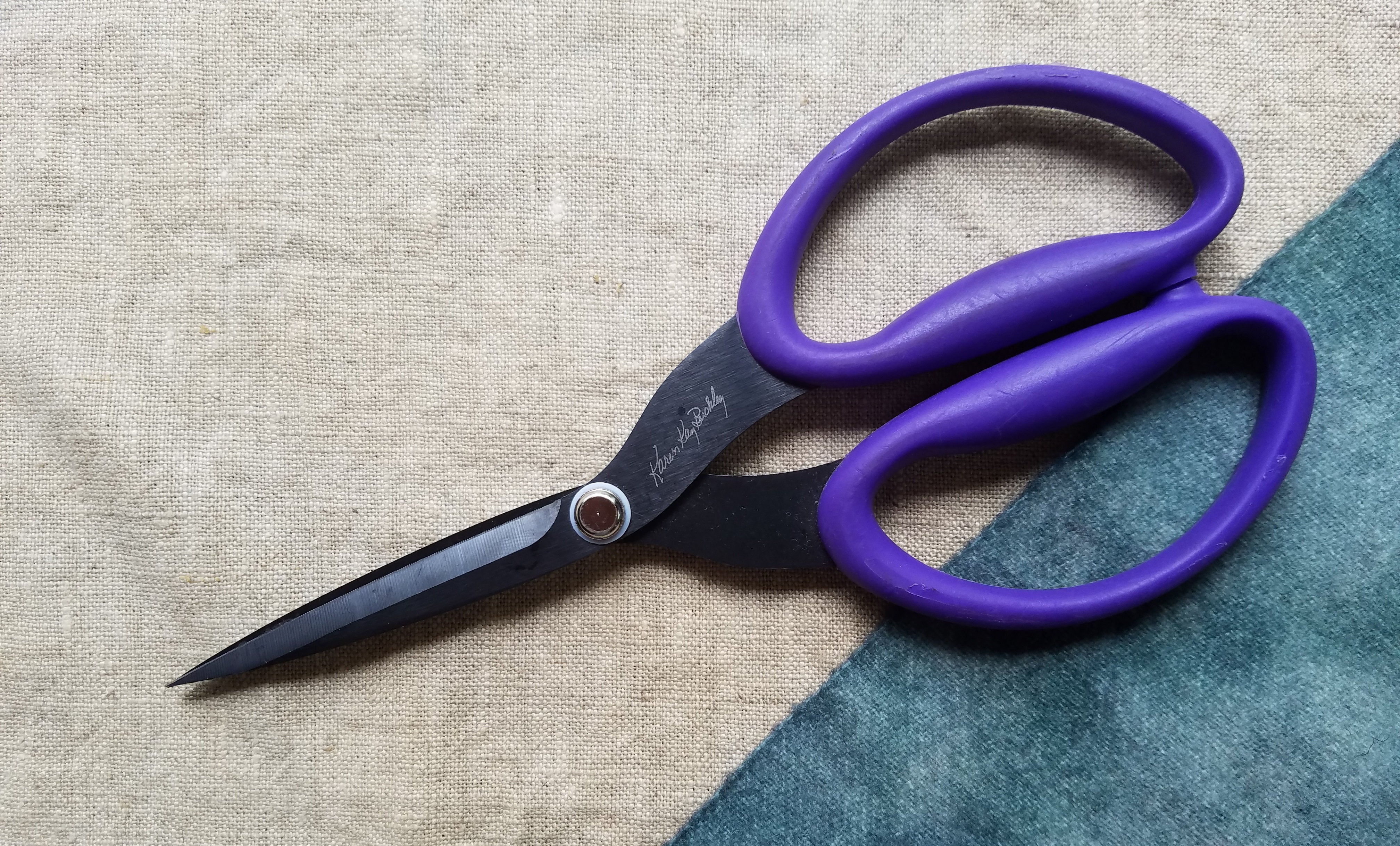 Scissors - Karen K. Buckley Perfect Scissors - Large 7 1/2 - Purple