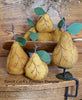 Pears, Pears, Pears! Felted Wool Pin Keep & Bowl Fillers