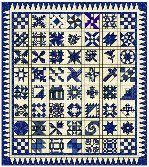 2024 365 Days of Stitches Pattern With Block Months and Year Embroidery  DIGITAL DOWNLOAD 